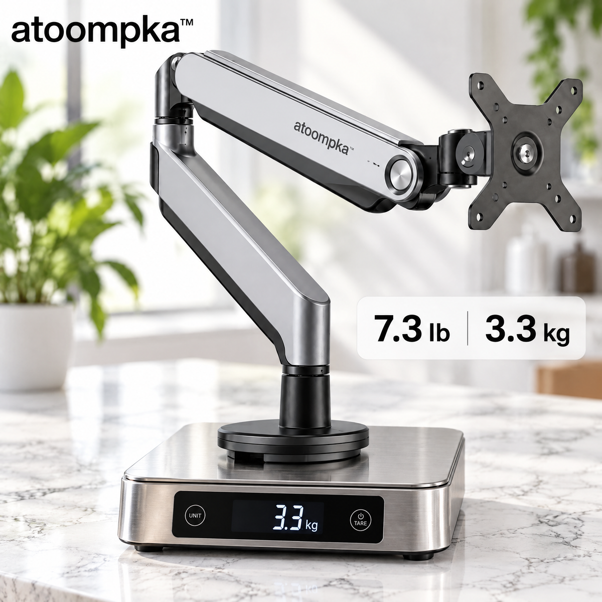 atoompka™ ArcFlow Monitor Arm