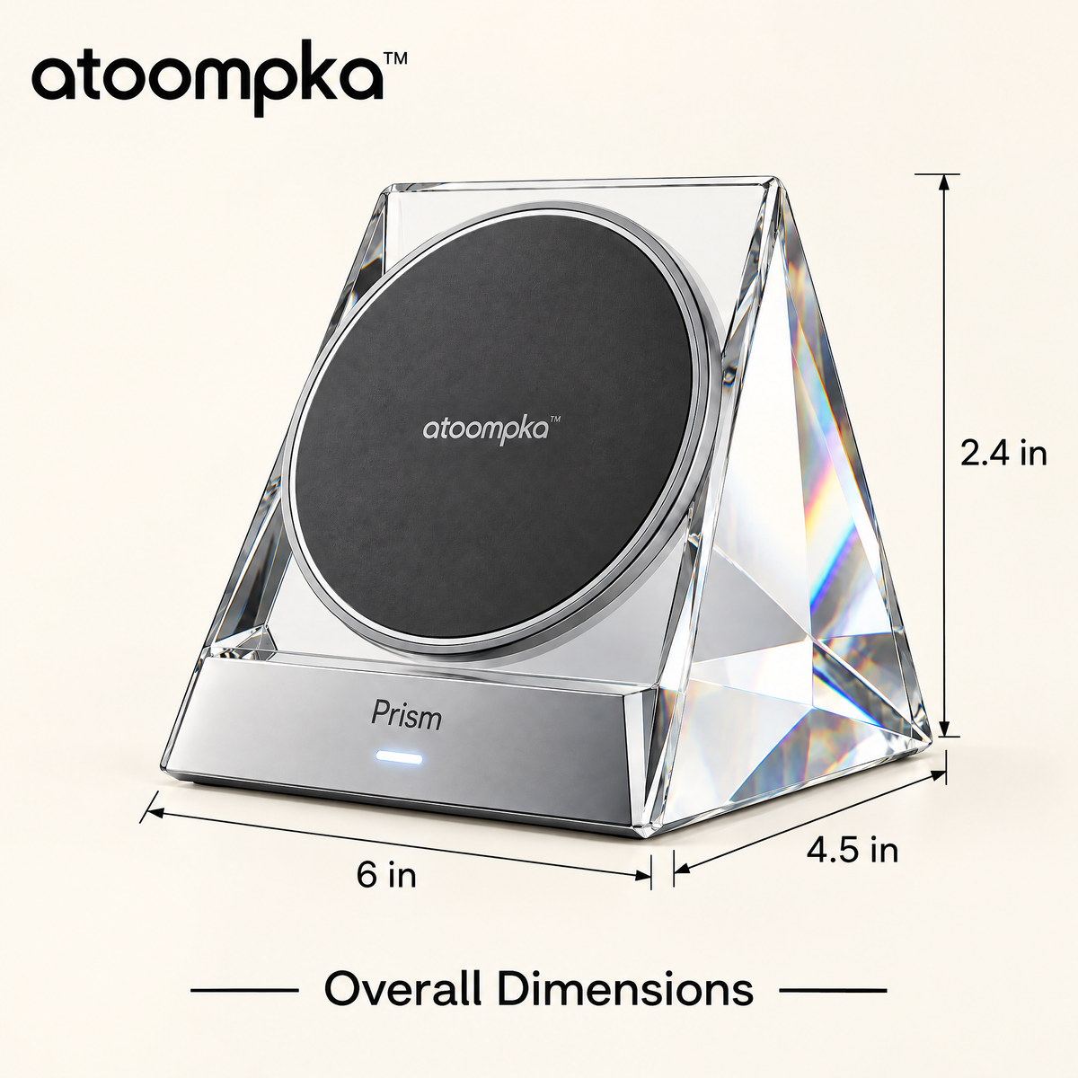 atoompka™ Prism Wireless Charging Dock