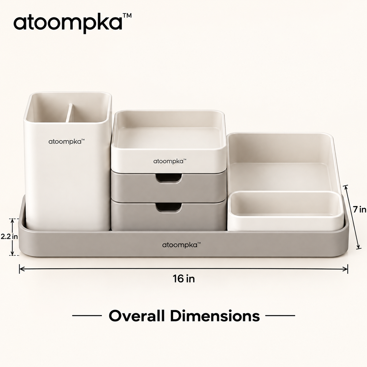 atoompka™ Forma Modular Desk Tray