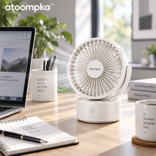 atoompka™ Silent Desk Fan