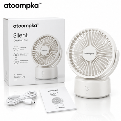 atoompka™ Silent Desk Fan